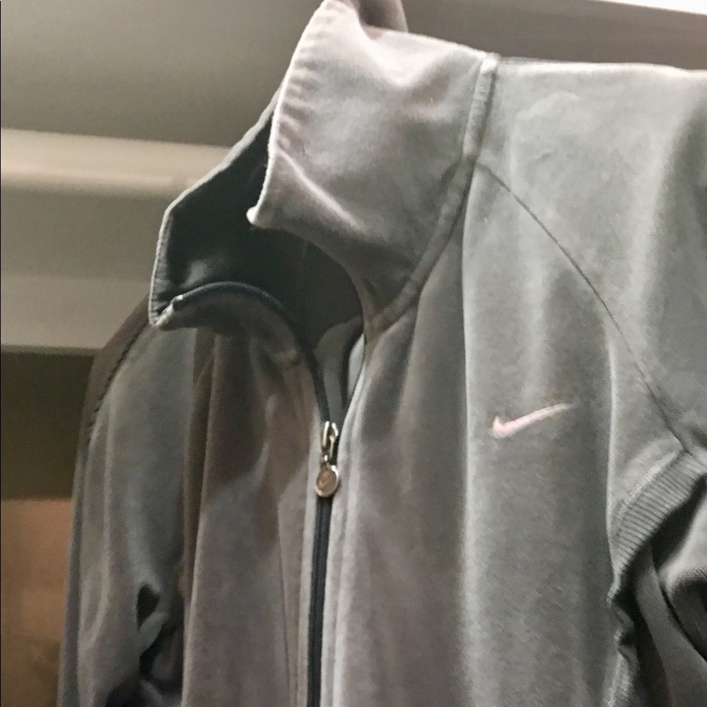Women’s’ Nike Velour Light Grey Velour Windsuit